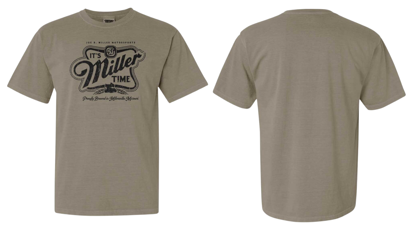 "Miller Time" T-Shirt - Khaki