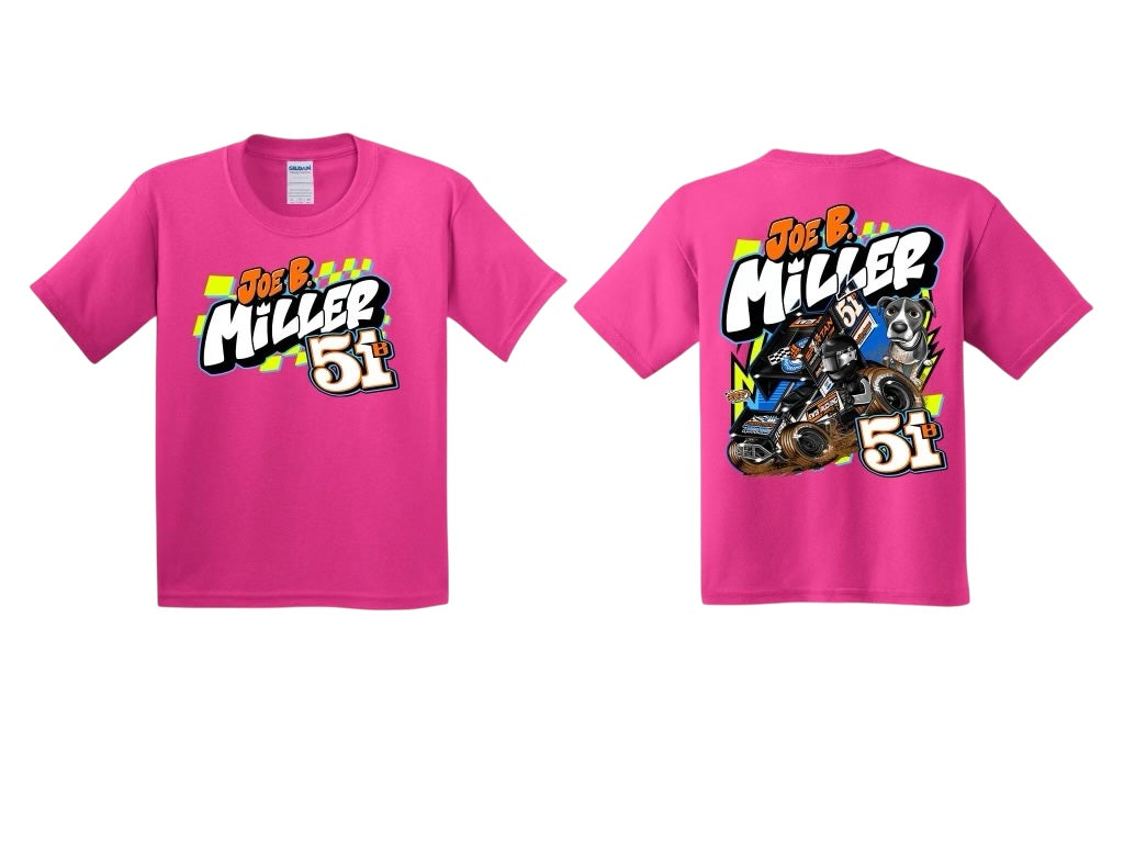 Youth TrackDog T-Shirt - Pink