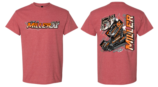 "Unleashed" T-Shirt - Heather Scarlet Red