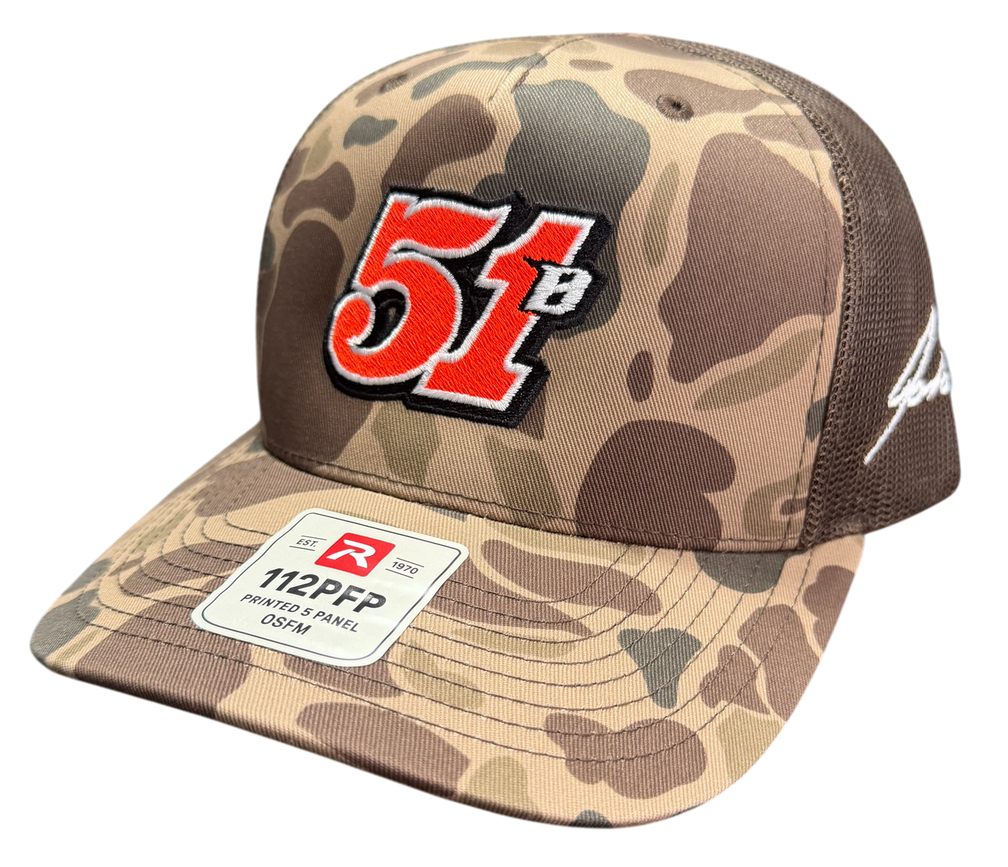 51B Signature Mesh Hat- Duck Camo