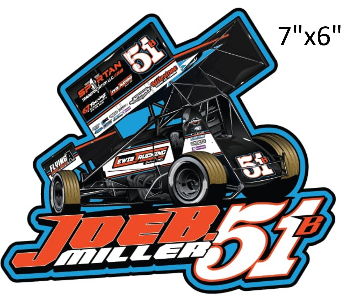 2025 Car Decal – Joe B. Miller Motorsports