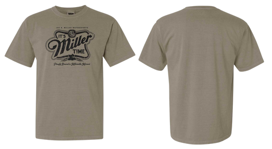 "Miller Time" T-Shirt - Khaki