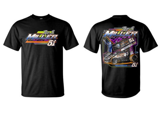 "Neon Nights" T-Shirt - Black