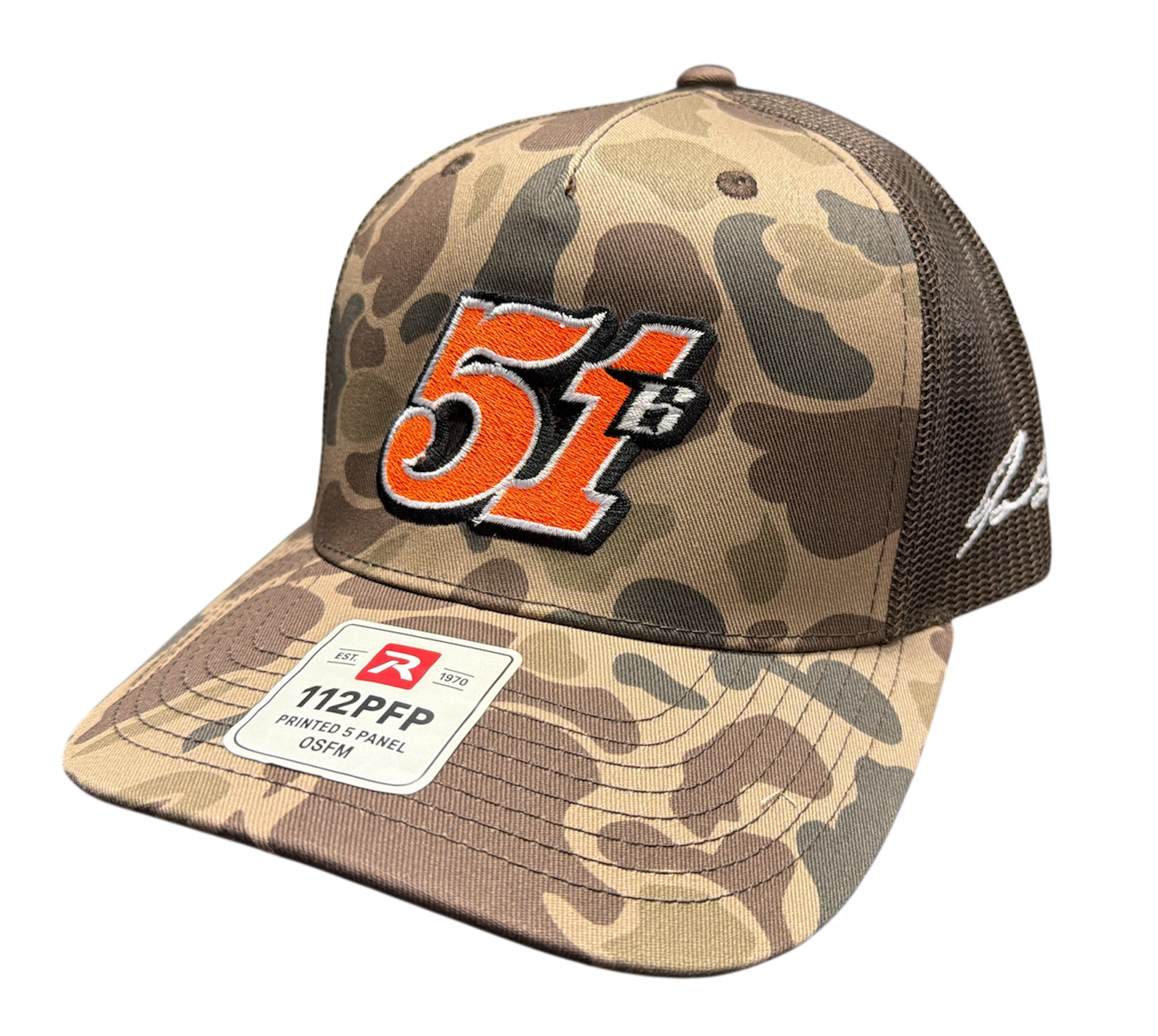 51B Signature Mesh Hat- Duck Camo