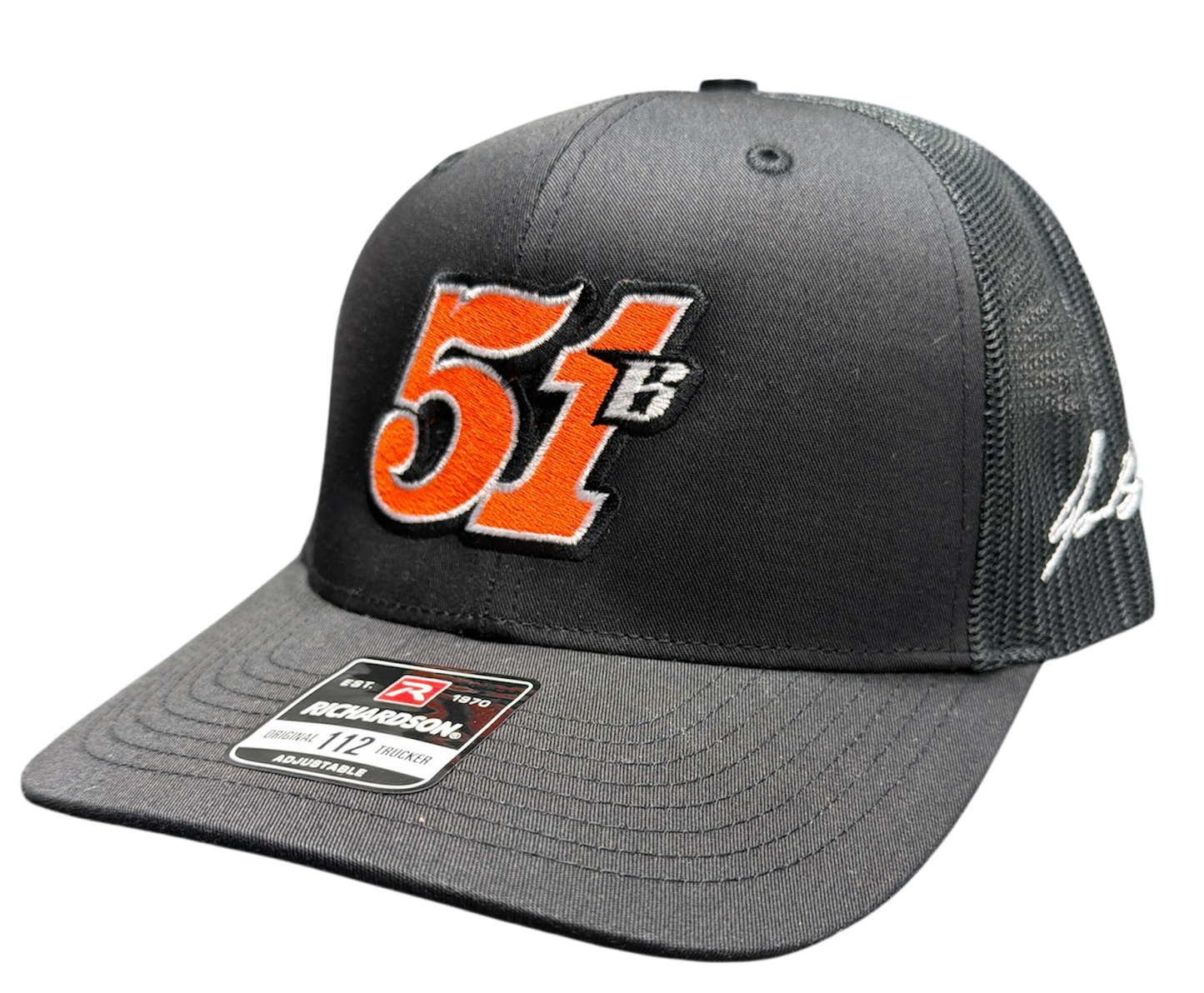 51B Signature Mesh Hat- Solid Black